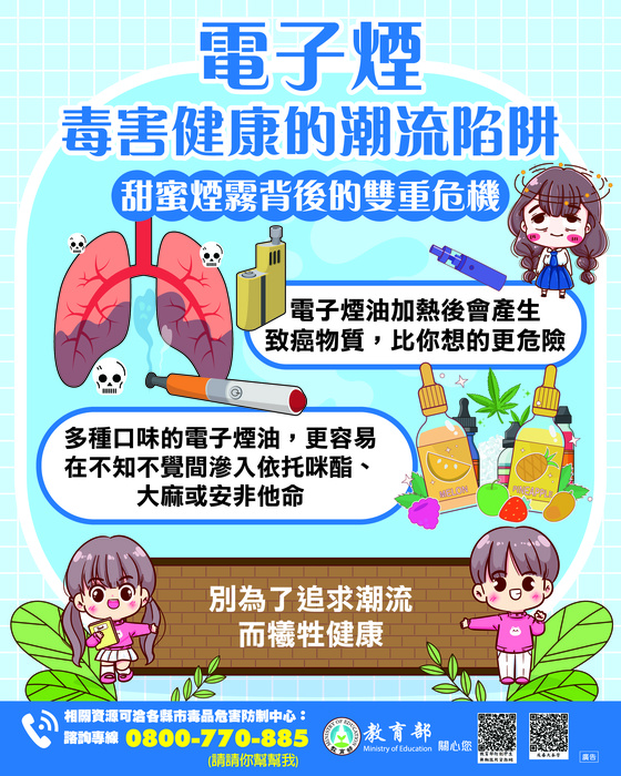電子煙毒害健康的潮流陷阱